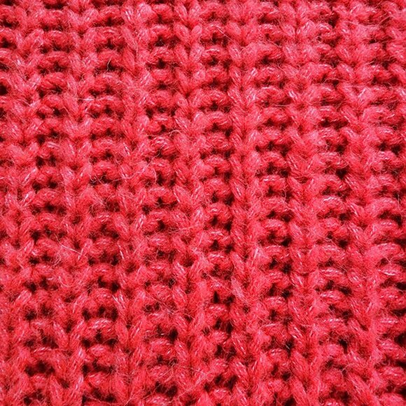 Michael Tyler Collections oversized red turtleneck sweater - Picture 3 of 8
